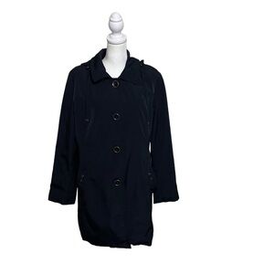 London Fog ladies all weather hooded‎ jacket size medium